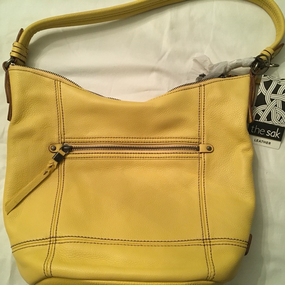 NWT The Sak Sequoia Yellow Leather Women's Bag